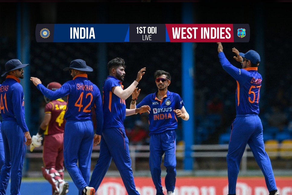 IND vs WI LIVE Score: West Indies chasing 309, Yuzvendra Chahal removes big hitting Brandon King: India WestIndies 1st ODI LIVE, IND vs WI 1st ODI LIVE