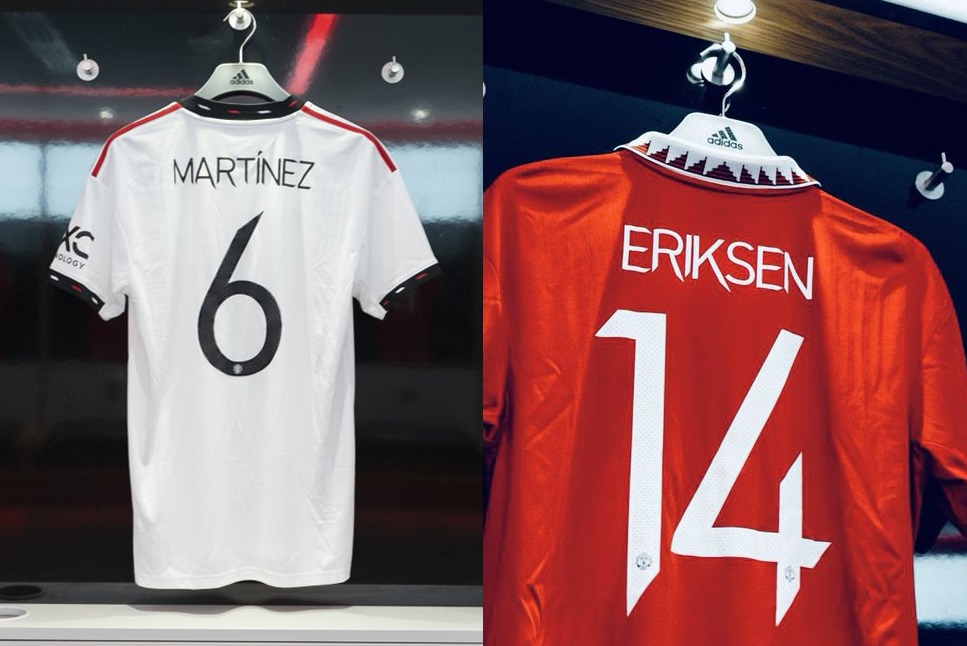 Manchester United squad numbers 202223 Christian Eriksen and Lisandro Martinez squad numbers