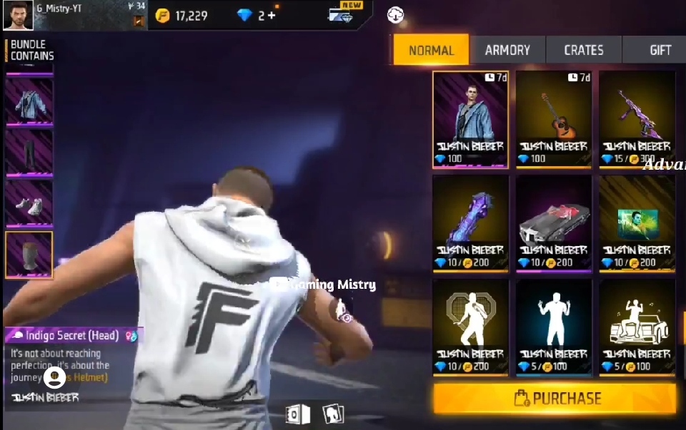 Free Fire x Justin Bieber Leaks reveal all collaboration