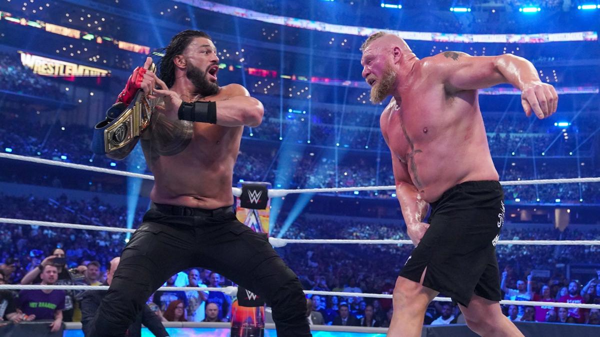 Roman Reigns vs Brock Lesnar WrestleMania 38