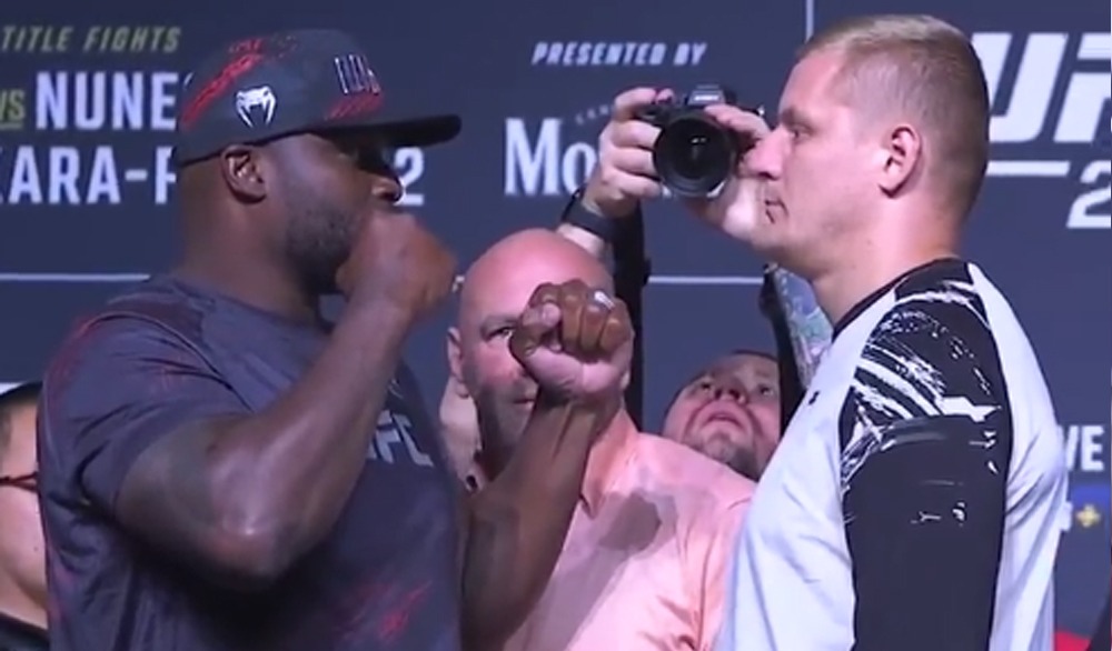 UFC 277: UFC KO KING pranks Dana White during Derrick Lewis vs Sergei Pavlovich Face Off - Watch Video
