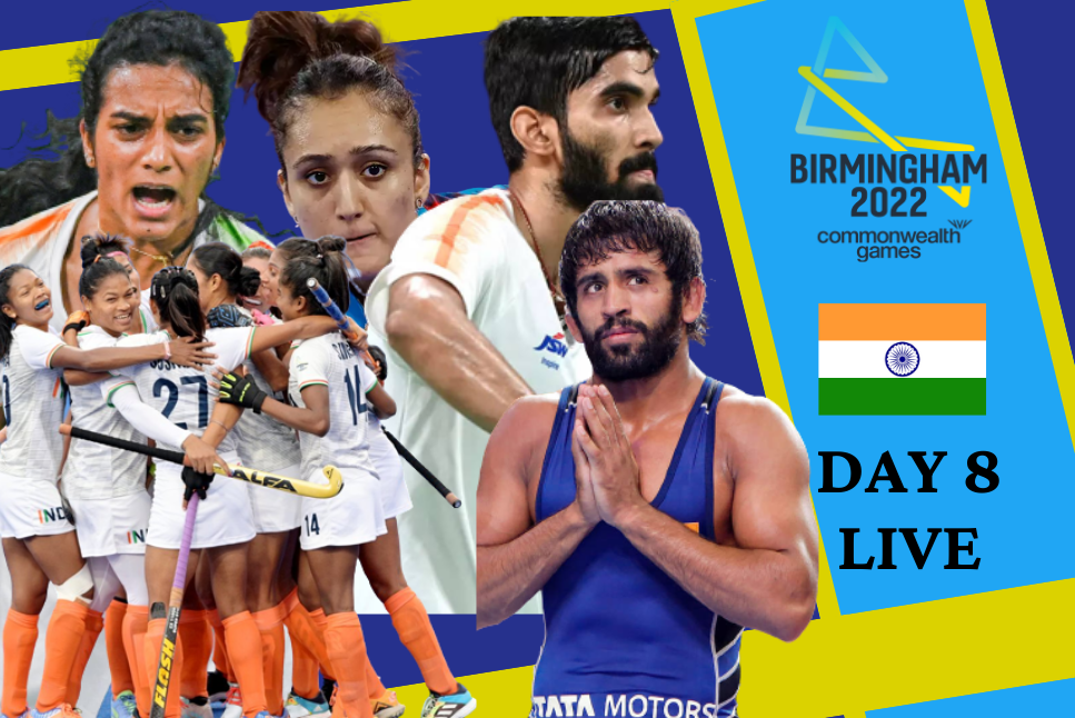 CWG 2022 India Day 8 LIVE: Bajrang Punia and Co begin campaign, Para Paddlers Bhavina, Sonalben, Alagar eye medals, India Women's hockey face Australia in semi-finals - Follow CWG 2022 LIVE Updates