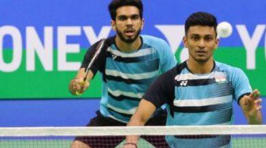 BWF World Championships 2022: India’s pair MR Arjun and Dhruv Kapila stun eighth seed pair from Denmark to secure last 16 stage of men’s doubles