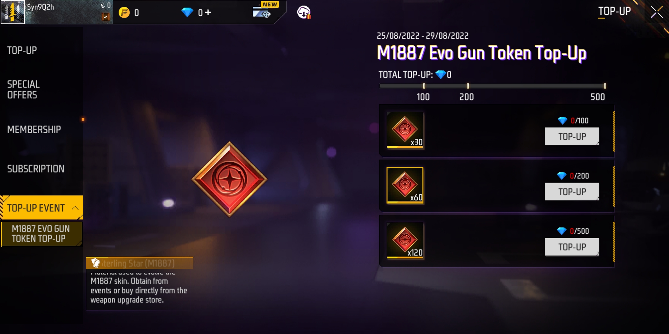 NEXT EVO GUN FREE FIRE, NEXT EVO M1887 GUN SKIN, NEW EVO M1887 GUN SKIN