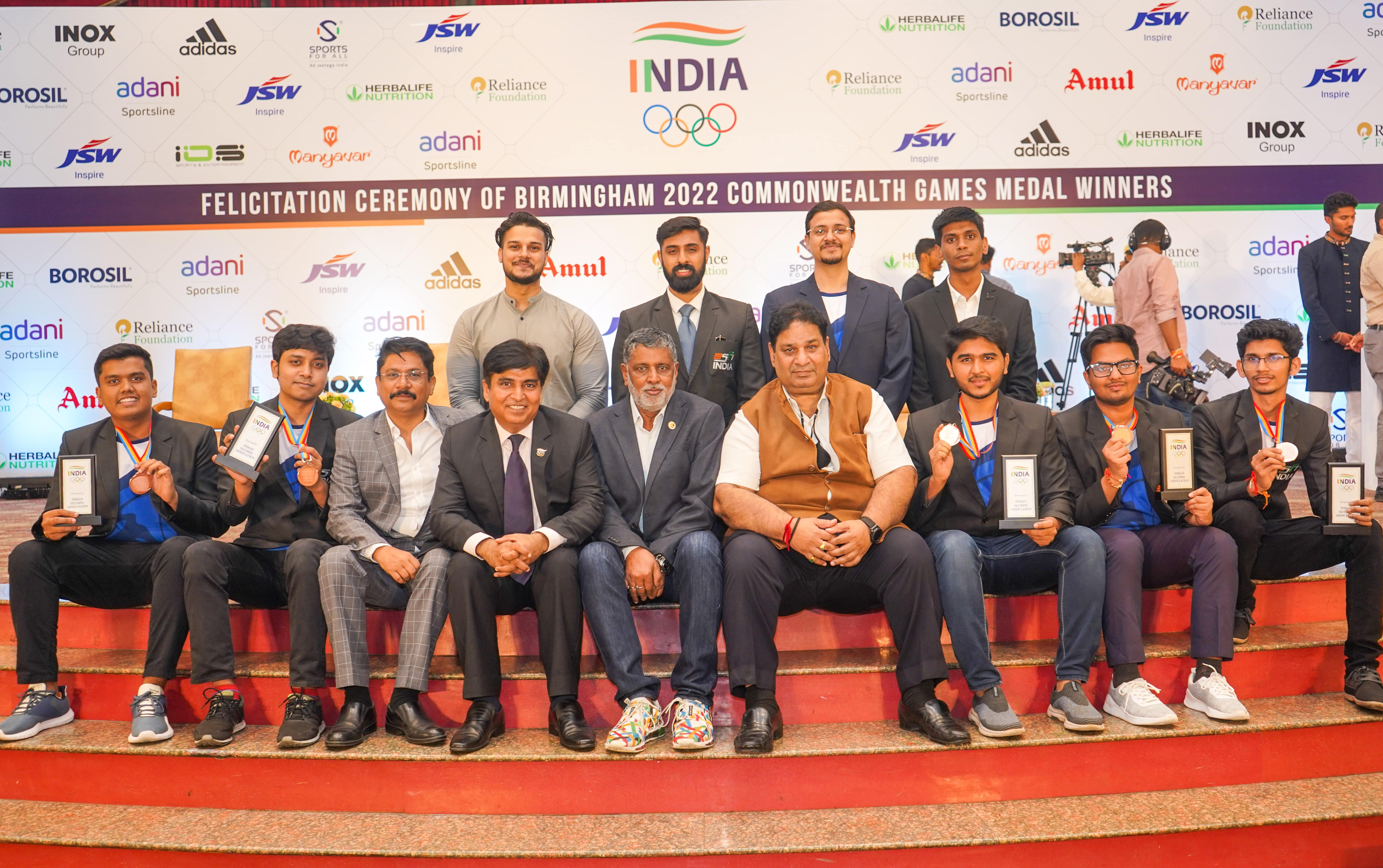 CEC 2022: Indian Olympic Association felicitates Bronze Medallist contingent of Dota 2 at Commonwealth Esports Championships 2022