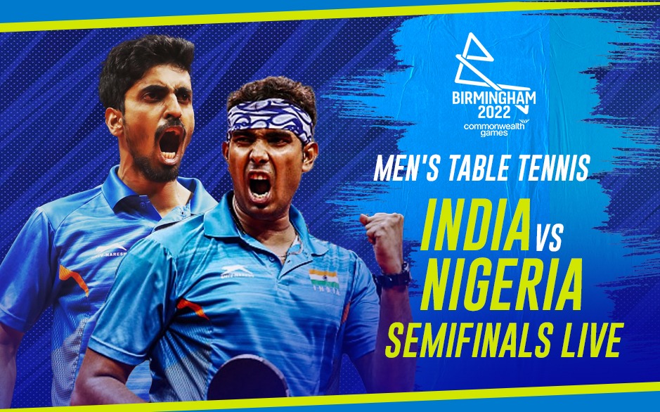 CWG 2022 Table Tennis Highlights India defeats Nigeria 30 in Men's