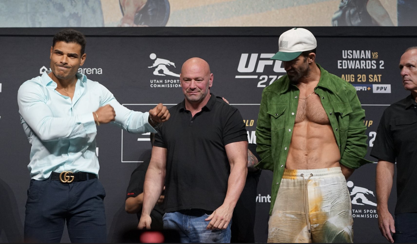 UFC 278 Press Conference: Check out HEATED UFC Press Conference as Paulo Costa and Luke Rockhold almost land up in fist fight before Dana White and security calm things down: Watch Video