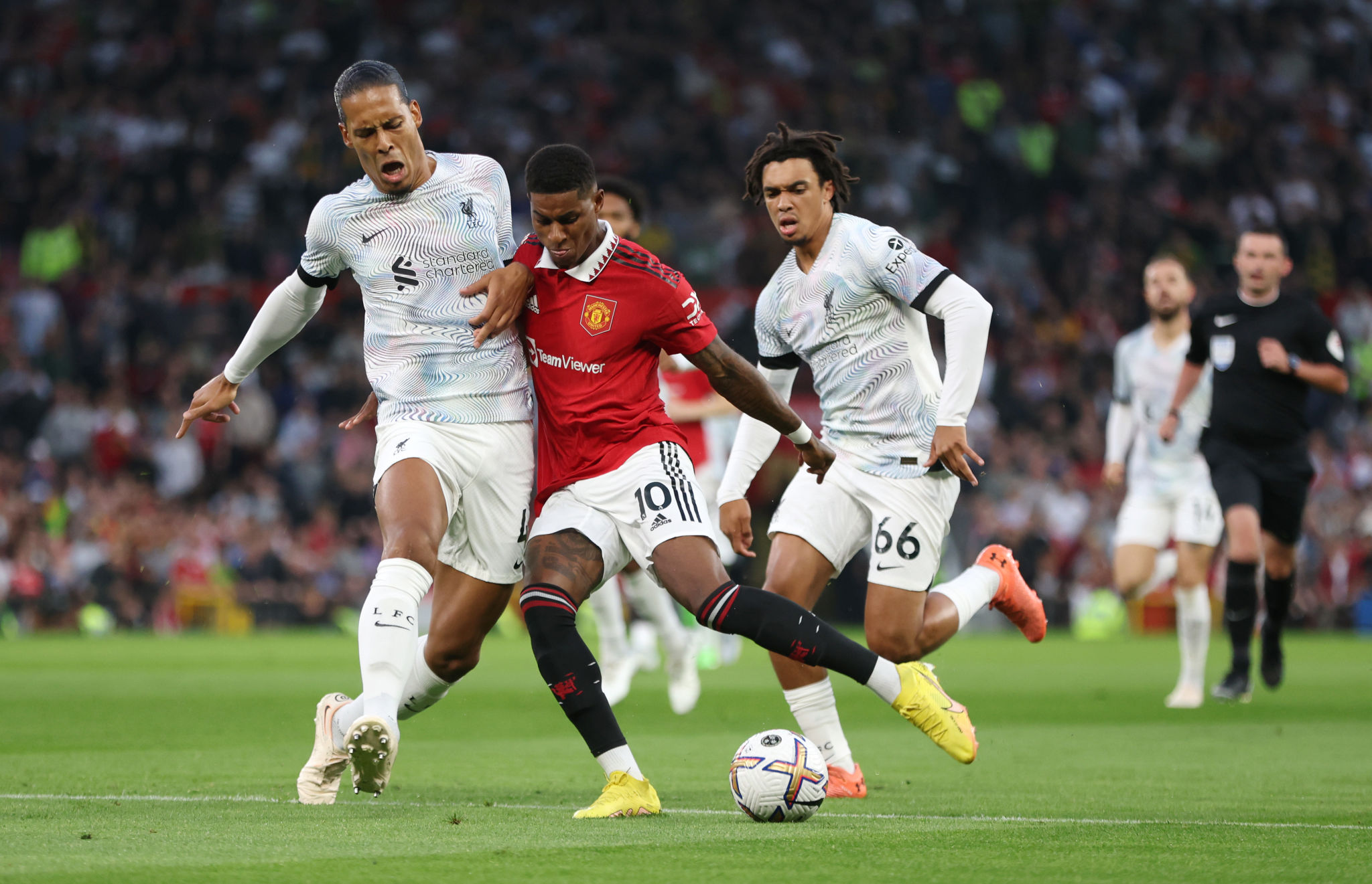 Man United vs Liverpool Highlights: MUN 2-1 LIV, Erik ten Hag claims first victory as Red Devils beat Liverpool in a feisty 2-1 win, Marcus Rashford with the winning goal, Check Manchester United beat Liverpool HIGHLIGHTS