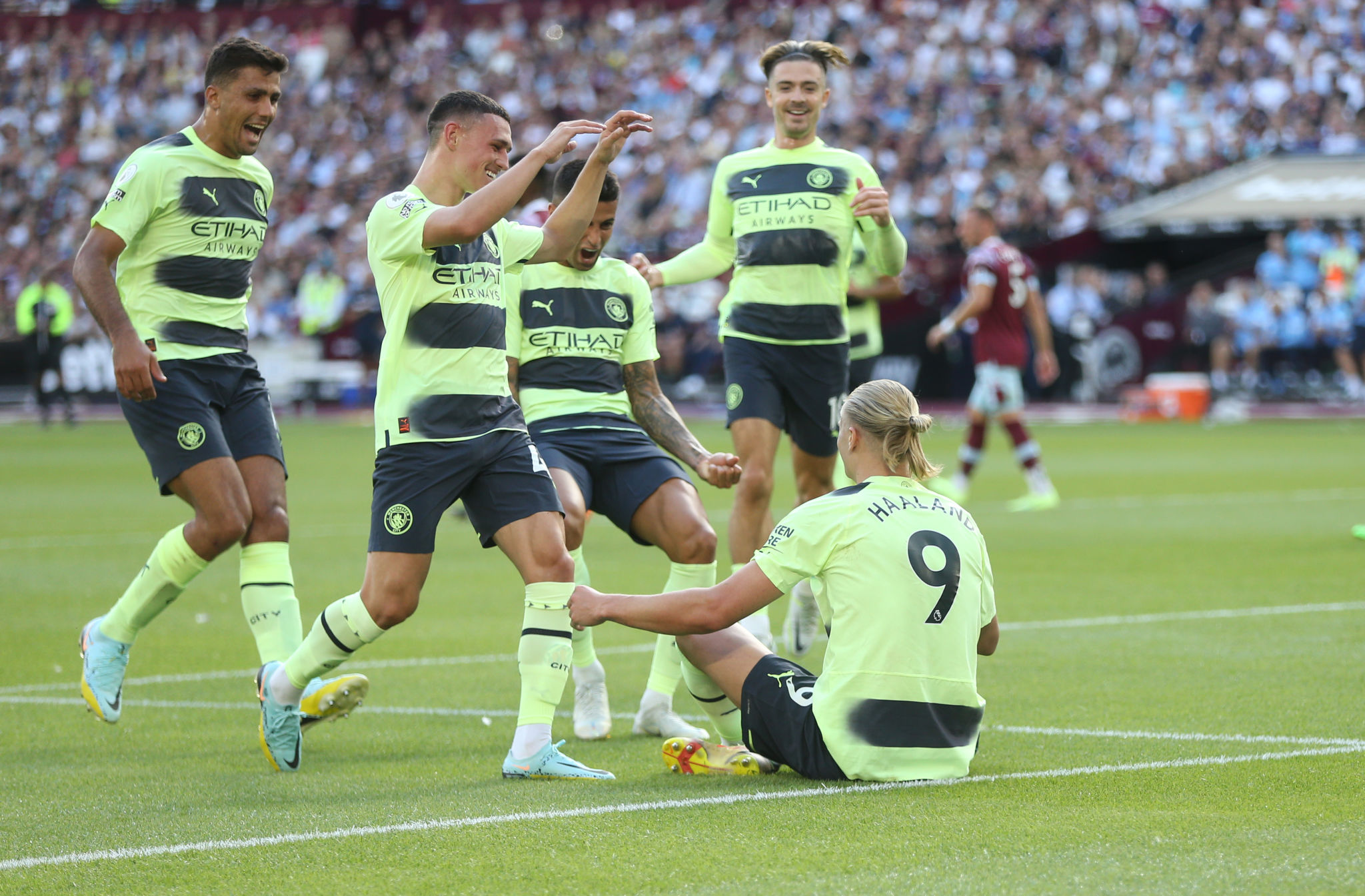 West Ham vs Manchester City Highlights: Erling Haaland shines on debut as Man  City beat West Ham United 2-0