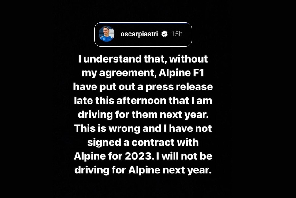 Formula 1: Alex Albon HILARIOUS TROLL to Oscar Piastri following a new MULTI-YEAR contract with Williams - Check Out
