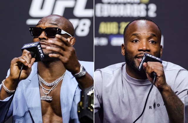 UFC 278 Press Conference: Watch Hilarious UFC Press Conference Moment as Kamaru Usman DANCES like Actor Terry Crews to mock Leon Edwards: Check Out