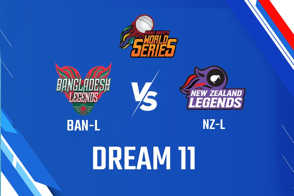 BAN-L vs NZ-L Dream11 Prediction: Bangladesh Legends vs New Zealand Legends Top Fantasy Picks, Probable Playing XIs, Pitch Report, & match overview, BAN-L vs NZ-L Live at 7:30 PM: Follow Live Updates ROAD SAFETY WORLS SERIES 2022, RSWS 2022