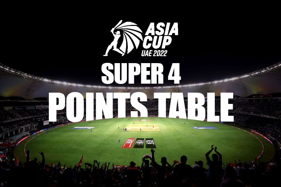 Asya Kupası Süper 4 Puan Tablosu: Hindistan, Pakistan, Sri Lanka ve Afganistan final rıhtımı için mücadele ediyor - Super 4 puan durumunu kontrol edin