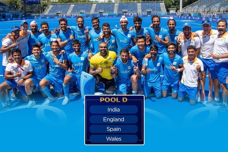 Loting voor India in groep “D” samen met Engeland, Spanje en Wales
