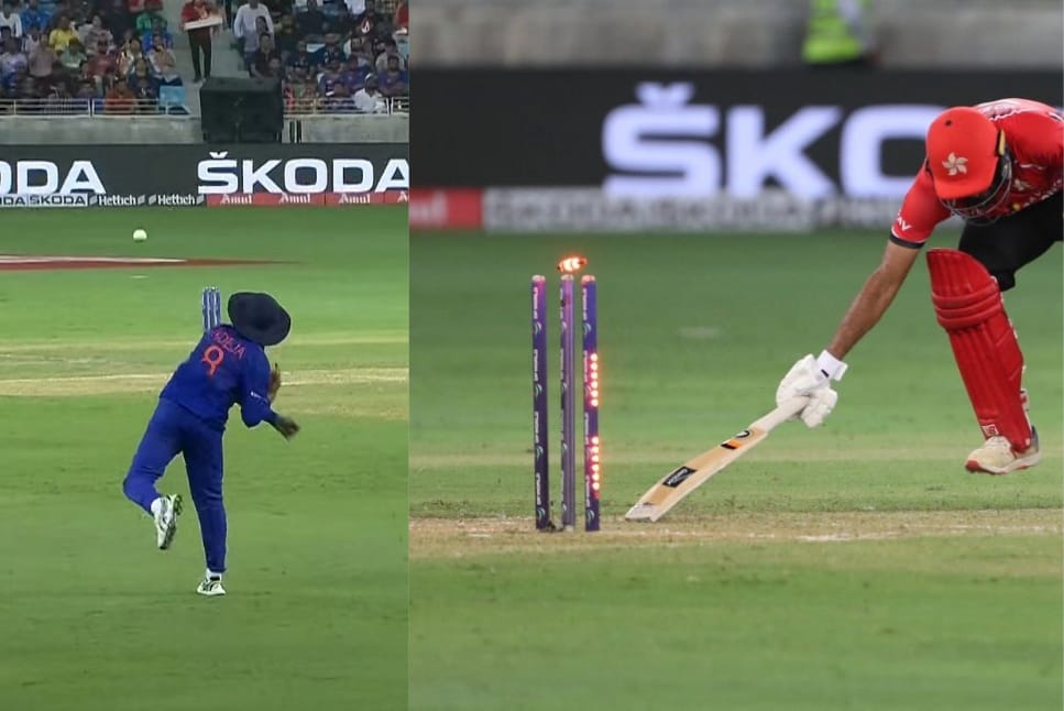 IND vs HK LIVE: Ravindra Jadeja PULLS off a fielding Masterclass, dismisses Hong Kong skipper with an exceptional Run Out - Watch Video