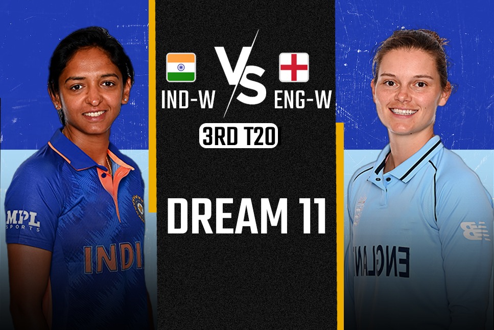ENG-W vs IND-W Dream11 Prediction, Playing XI, Pitch Report & Injury Updates for 3rd T20I