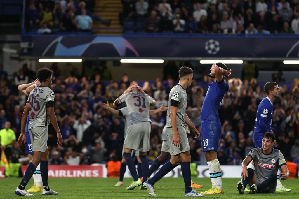 Chelsea vs Red Bull Salzburg Highlights: Noah Okafor CANCELS Raheem  Sterling's Opening goal, Chelsea Share spoils with RB Salzburg