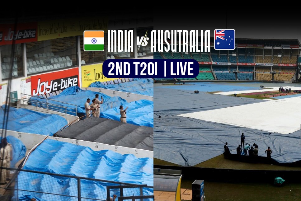 IND vs AUS LIVE Score: TOSS delayed due to wet outfield, India aim to  bounce back: Follow 2nd T20 LIVE