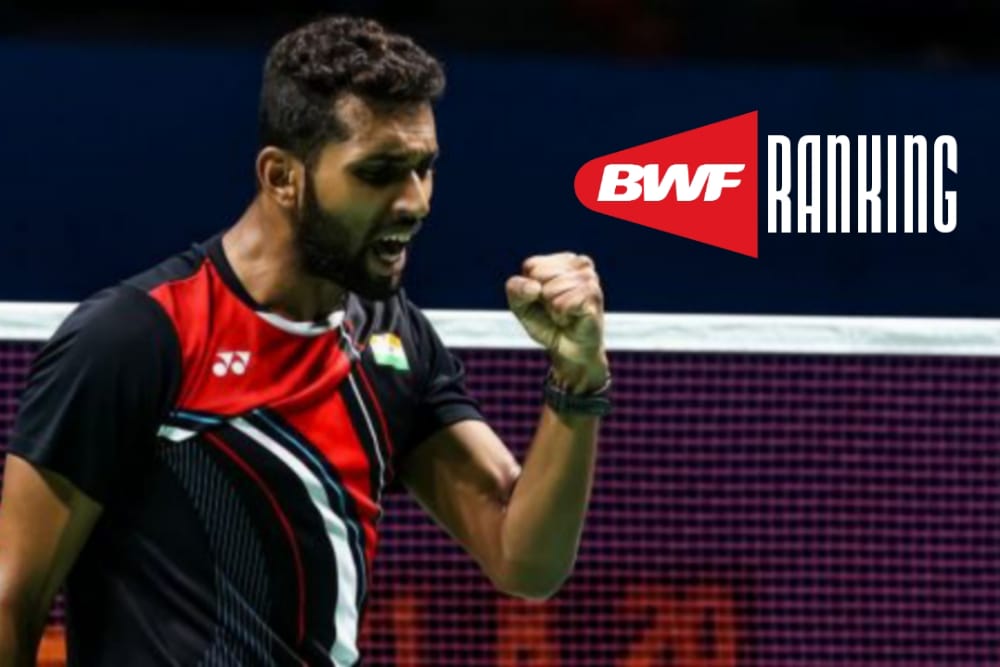 Badminton World Rankings Prannoy HS storms into top 15 of BWF rankings