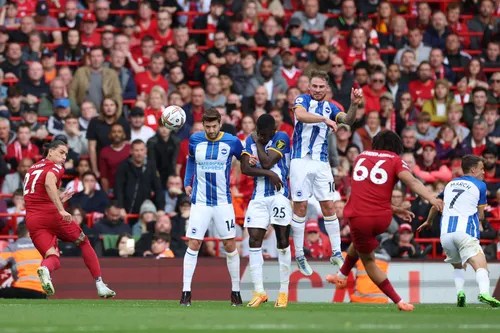 Krydderi Due Tænk fremad Liverpool vs Brighton & Hove Albion HIGHLIGHTS-LIV 3-3 BHA: Leandro  Trossard OWNS Anfield with a HAT-TRICK: Watch HIGHLIGHTS