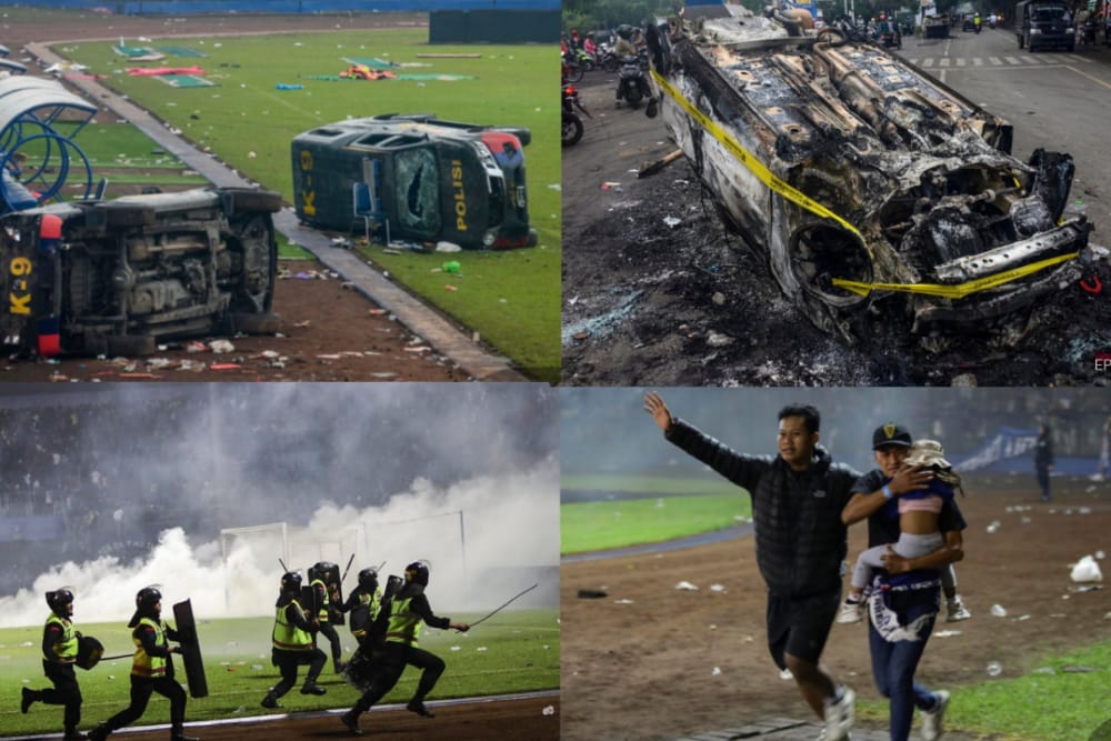 Football Match Stampede - Football Riot in Indonesia: Big Football Riot in Indonesia, 127 killed, several injured in stampede at football match, BRI Liga 1