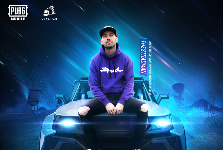 PUBG Mobile x VASILIAS Sports Car: TheStradman joins hands with Level Infinite, to be the icon for Vasilias Sports Car series!