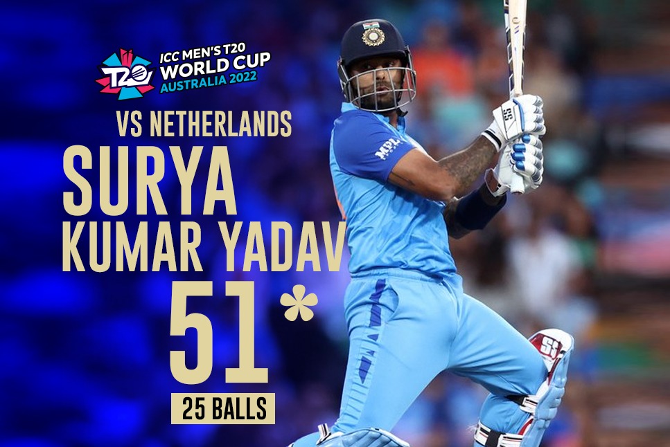 IND vs NED LIVE: Suryakumar Yadav takes Netherlands by storm, India's Mr 360 LIGHTS UP SCG with 24-ball carnage - Watch Highlights
