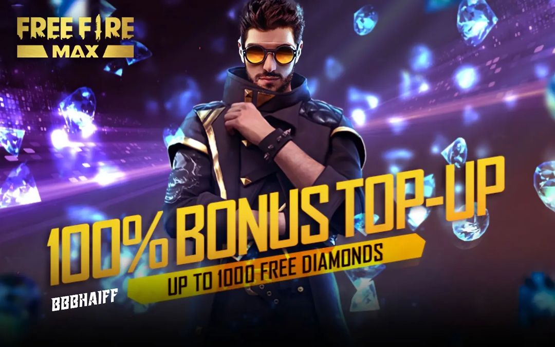 Free Fire MAX 100% Bonus Top-up Event - Claim additional diamonds for FREE, All you need to know about the event and its rewards. Read More Here.