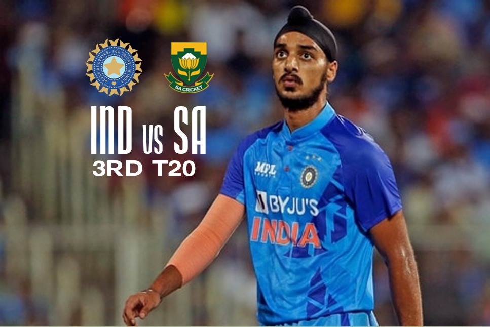 IND vs SA LIVE: After Jasprit Bumrah, India suffer HUGE Arshdeep Singh scare, left arm pacer misses IND vs SA 3rd T20I with back injury - Follow LIVE Updates