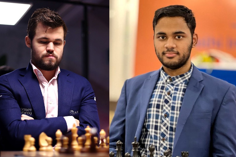 Aimchess Rapid Chess: Indian GM Arjun Erigaisi shocks Magnus Carlsen in ...