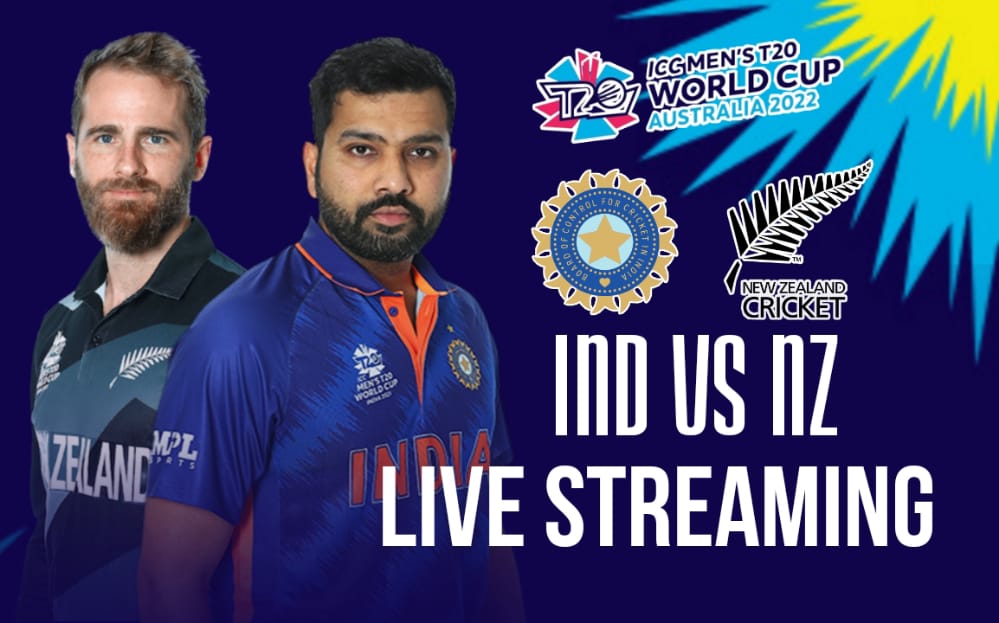 India vs New Zealand T20 WorldCup 2022 SemiFinal LiveStreaming!!