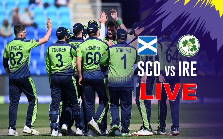 SCO vs IRE Highlights Ireland keep Super 12 HOPES ALIVE with 6wicket win over Scotland Follow
