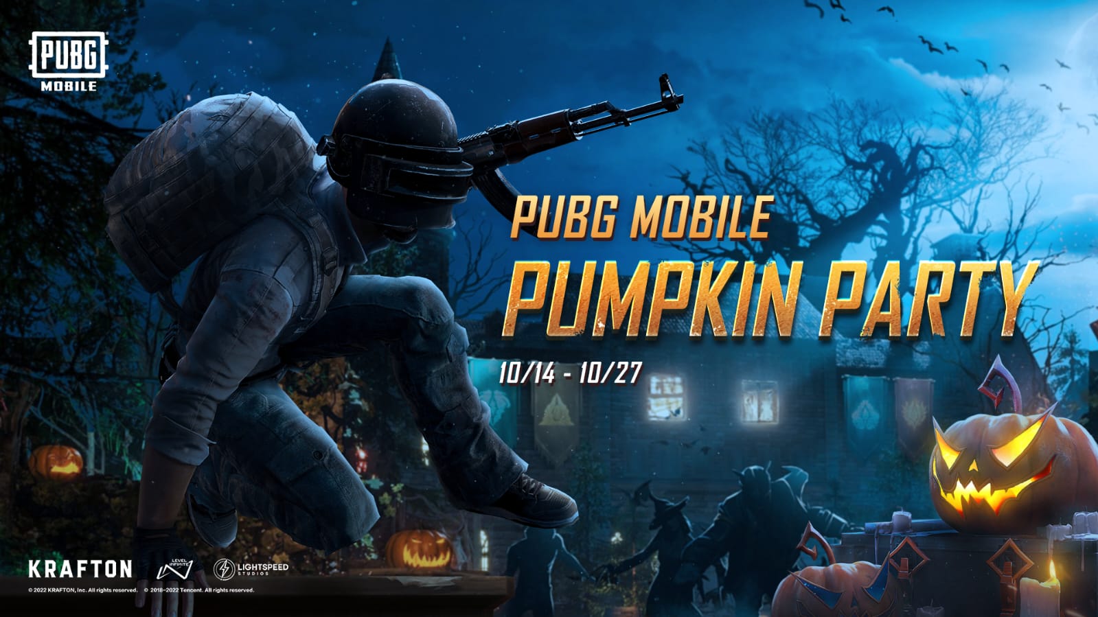 PUBG Mobile Pumpkin Party Event Share your real-life pumpkin-themed decorations to win some UC