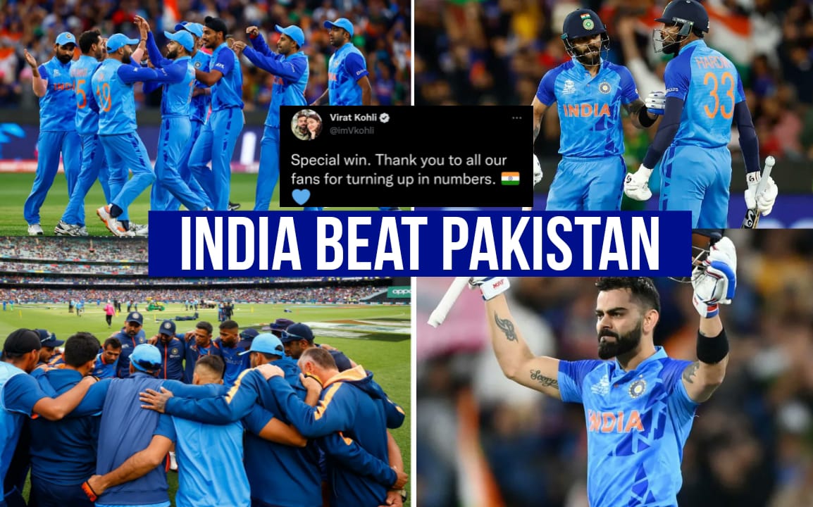 IND vs PAK Highlights: Match Winner Virat Kohli reflects on SPECIAL Win,  Thanks Fans for Continued SUPPORT -