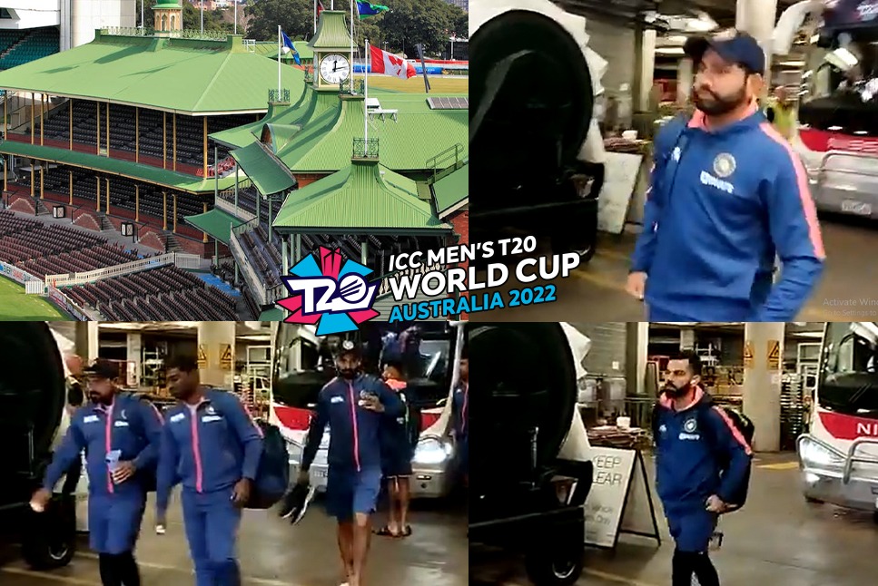 ICC T20 World CUP: It's RAINING in Sydney, Indian cricket team training at  SCG for Netherland match: Follow LIVE
