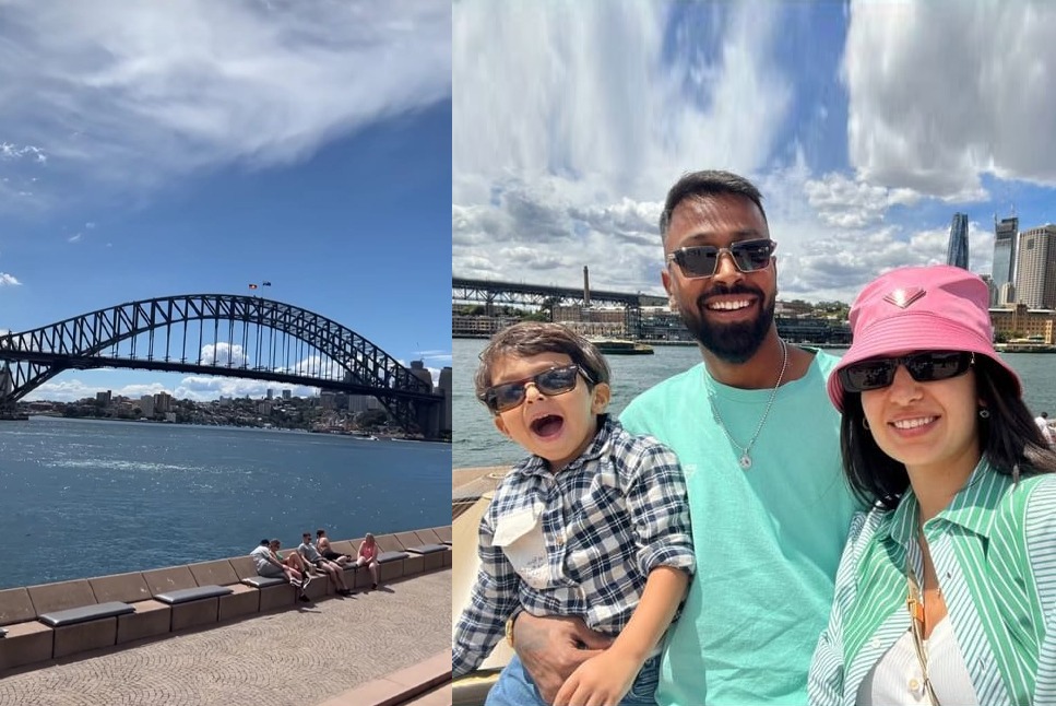 Hardik Pandya bezoekt het beroemde Sydney Opera House met familie, Chahal geniet van een pauze voor de wedstrijd van Nederland