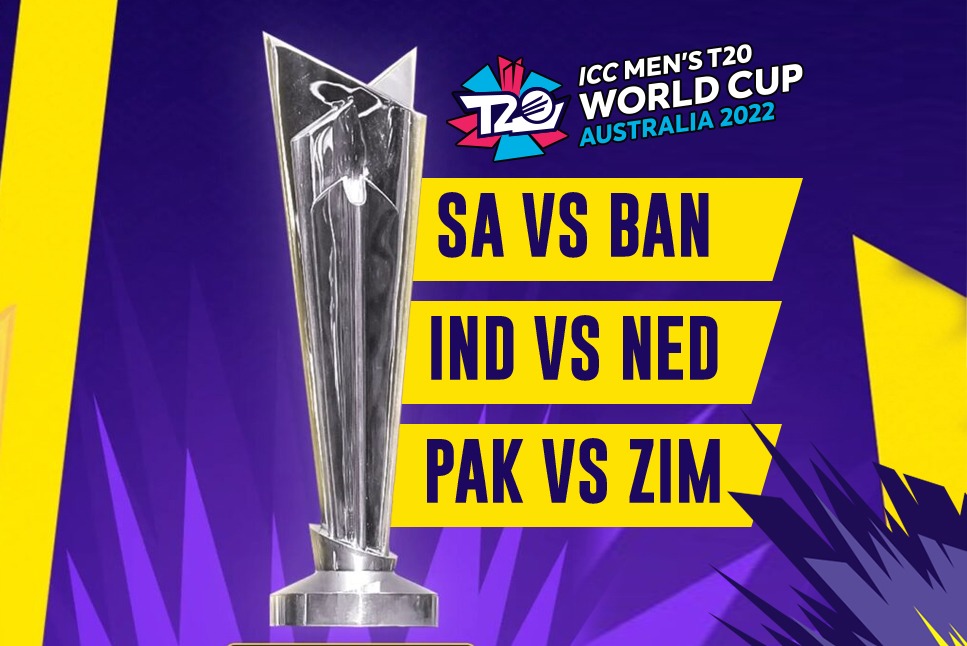 T20 World CUP 2022: Super Thursday op T20 WC, Bekijk SA vs BAN om 20.30 uur, IND vs NED om 12.30 uur & PAK vs ZIM om 16.30 uur: Volg LIVE