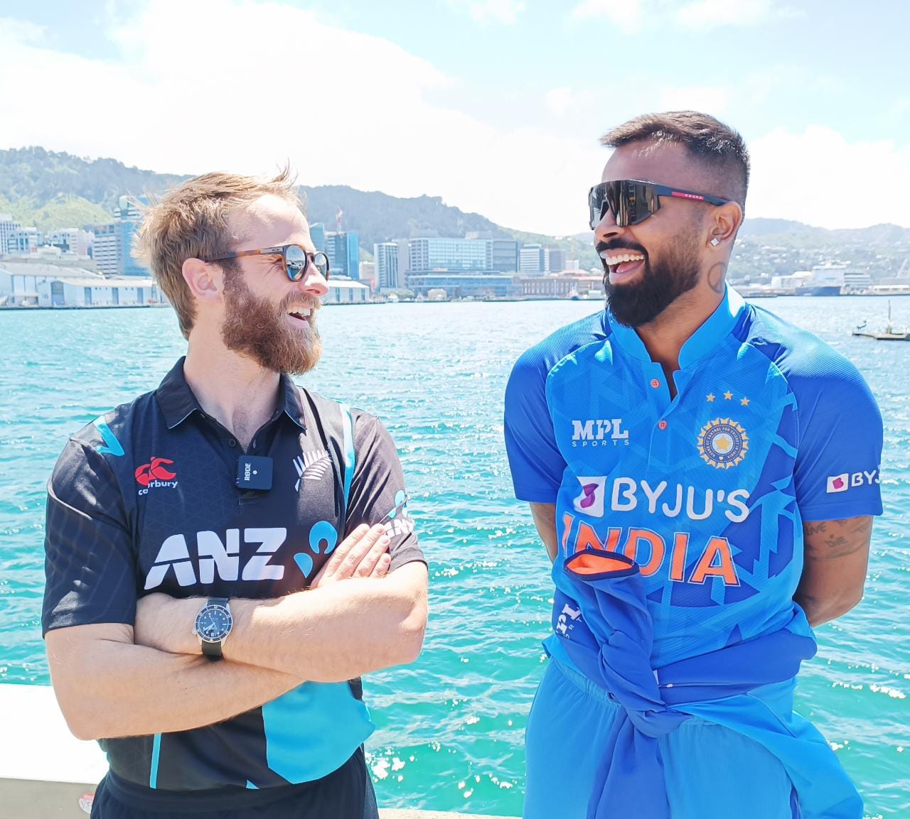 IND vs NZ LIVE: Boys' day out in Wellington, Hardik Pandya, Umran Malik, Shreyas Iyer, Arshdeep Singh, Washington Sundar flaunt abs on BEACH ahead of 1st T20 vs NZ - WATCH Video