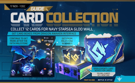 Dapatkan Navy Starsea Gloo Wall dengan mengumpulkan dua belas kartu