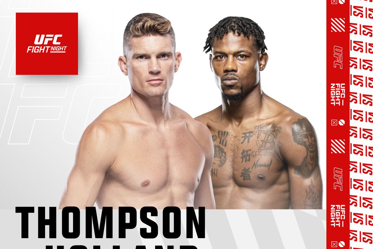 UFC Fight Night Thompson vs Holland: Where to watch Stephen Thompson vs Kevin Holland live? 