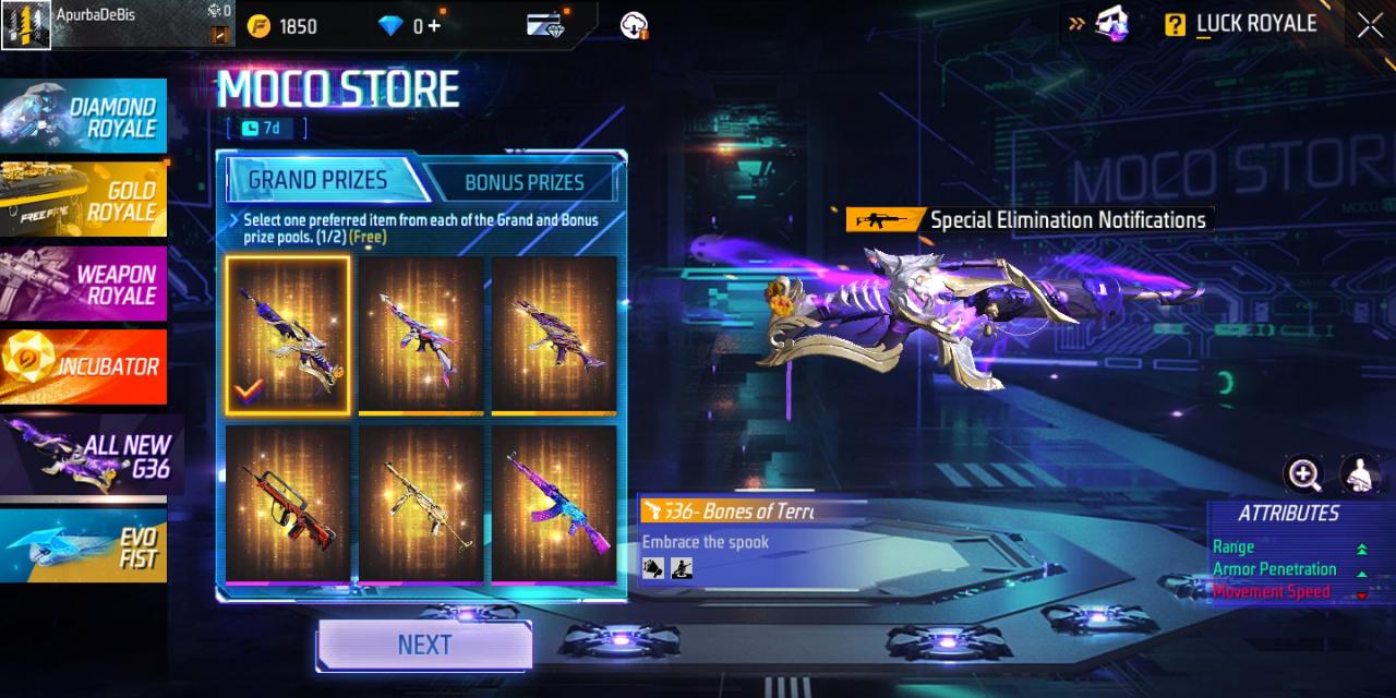 Free Fire MAX Moco Store: New Moco store arrives with exclusive gun skins, emotes, and more rewards up for grabs, ALL DETAILS