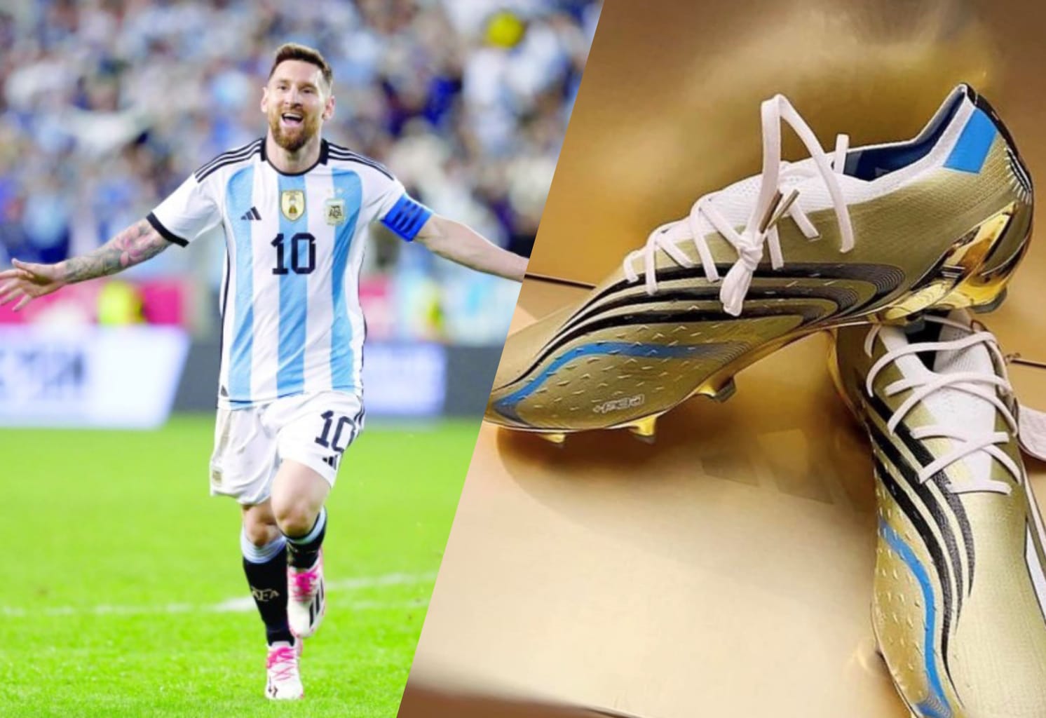 half acht Ontspannend Tegen Lionel Messi's World Cup Boots: Lionel Messi's boots from Adidas for  upcoming FIFA World Cup revealed