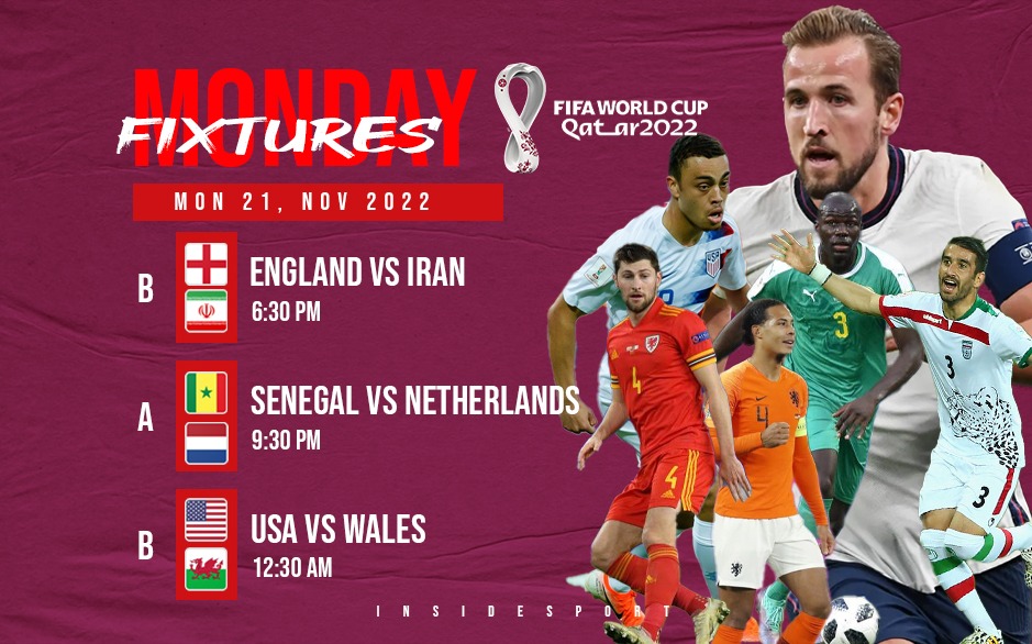 FIFA World Cup 2022 TripleHeader in the present day, England vs Iran