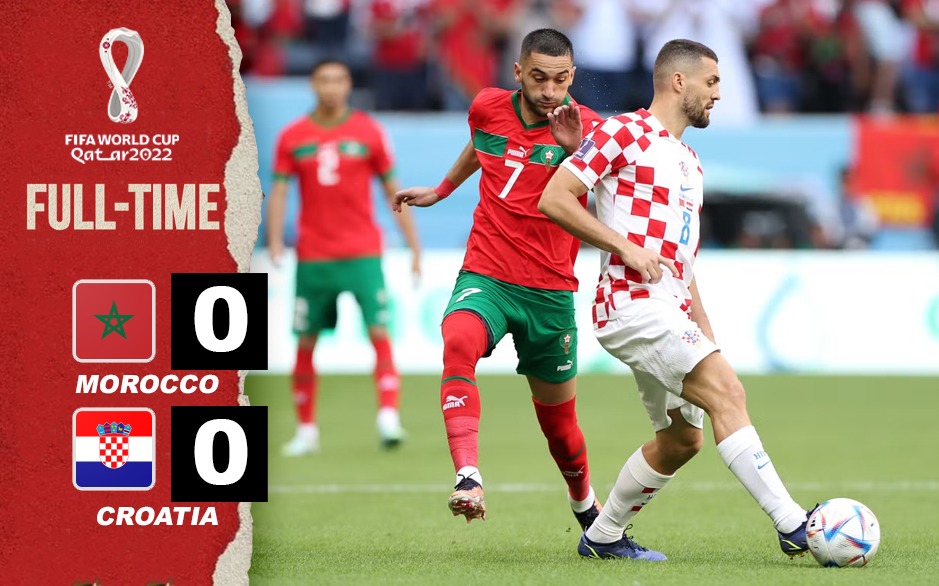Morocco vs Croatia HIGHLIGHTS: MOR 0-0 CRO, Wasteful Croatia LOSE crucial  POINTS to Morocco as Hakimi- Ziyech duo FORCE Luka Modric & CO to share  spoils – Watch HIGHLIGHTS