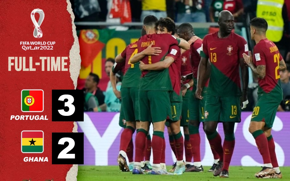 Highlights Portugal vs Ghana, FIFA World Cup 2022 Score, Group H: POR Win  3-2, Survive GHA Scare