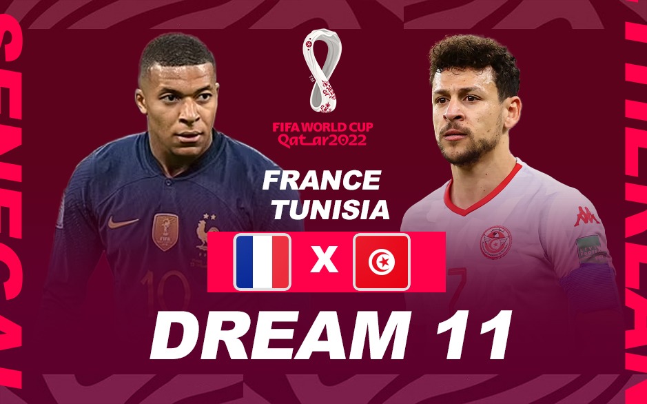 TUN vs FRA Dream11 Prediction: France aim to maintain all-win record, take on Tunisia, Check Top Fantasy Picks, Watch FRA vs TUN LIVE Streaming: Follow FIFA World CUP 2022 LIVE