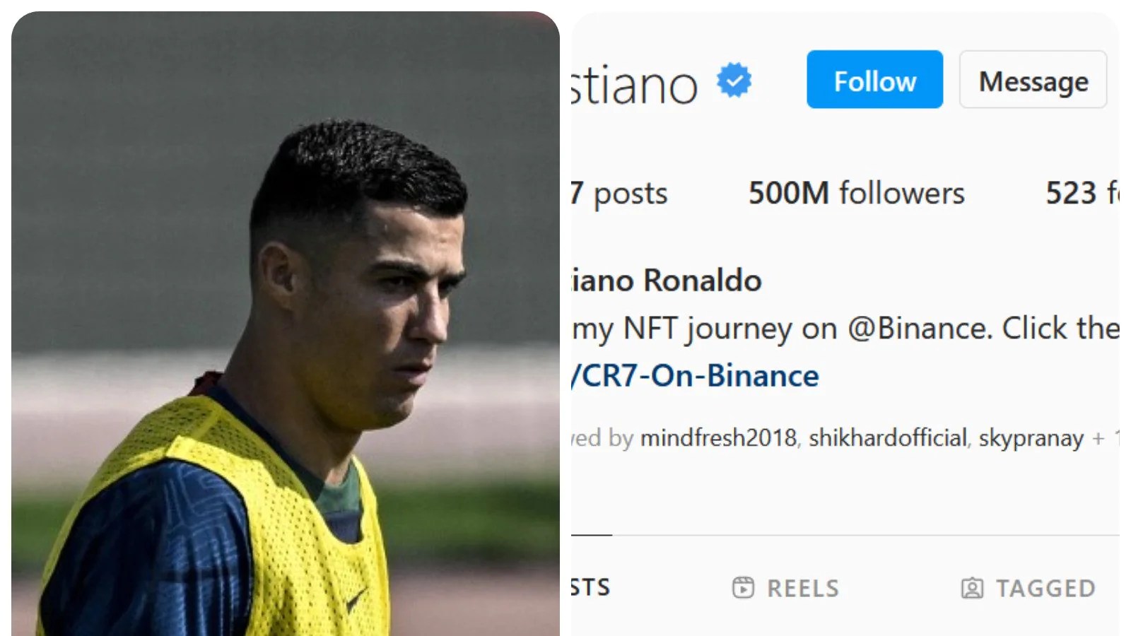 Paling Banyak Diikuti di Instagram: Cristiano Ronaldo MENJADI orang pertama yang melampaui 500 JUTA pengikut di Instagram