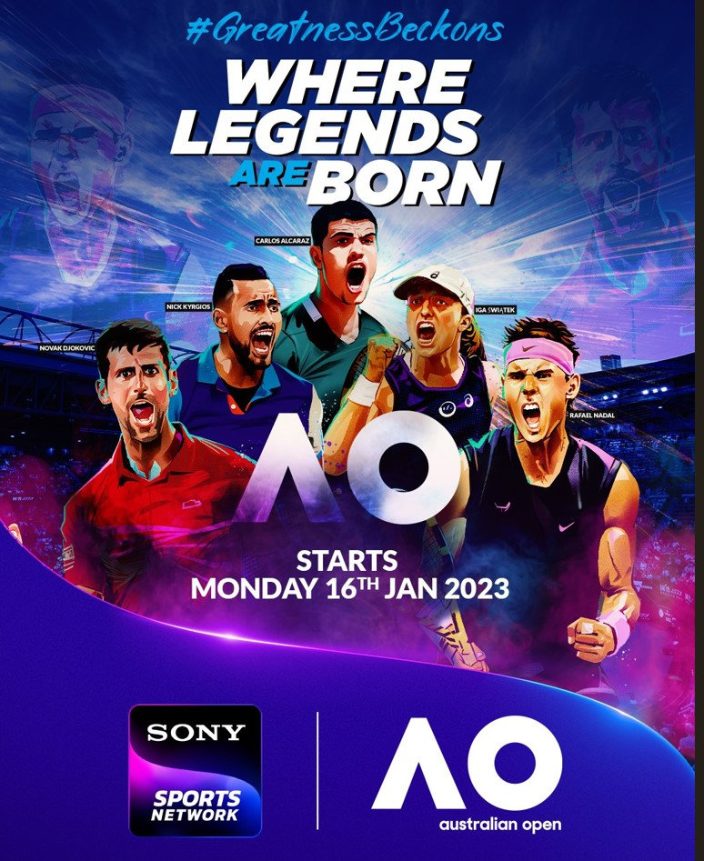 Australian Open LIVE Broadcast: Sony Pictures Networks renews partnership with the Australian Open, AO 2023 LIVE Broadcast to be on Sony & Live Streaming on SonyLIV, Check Details