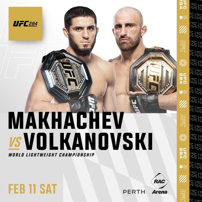 UFC 284: When is UFC 284 Makhachev vs Volkanovski? Start time, date, venue, where to watch it live, odds and more. CHECK Islam Makhachev vs Alexander Volkanovski details
