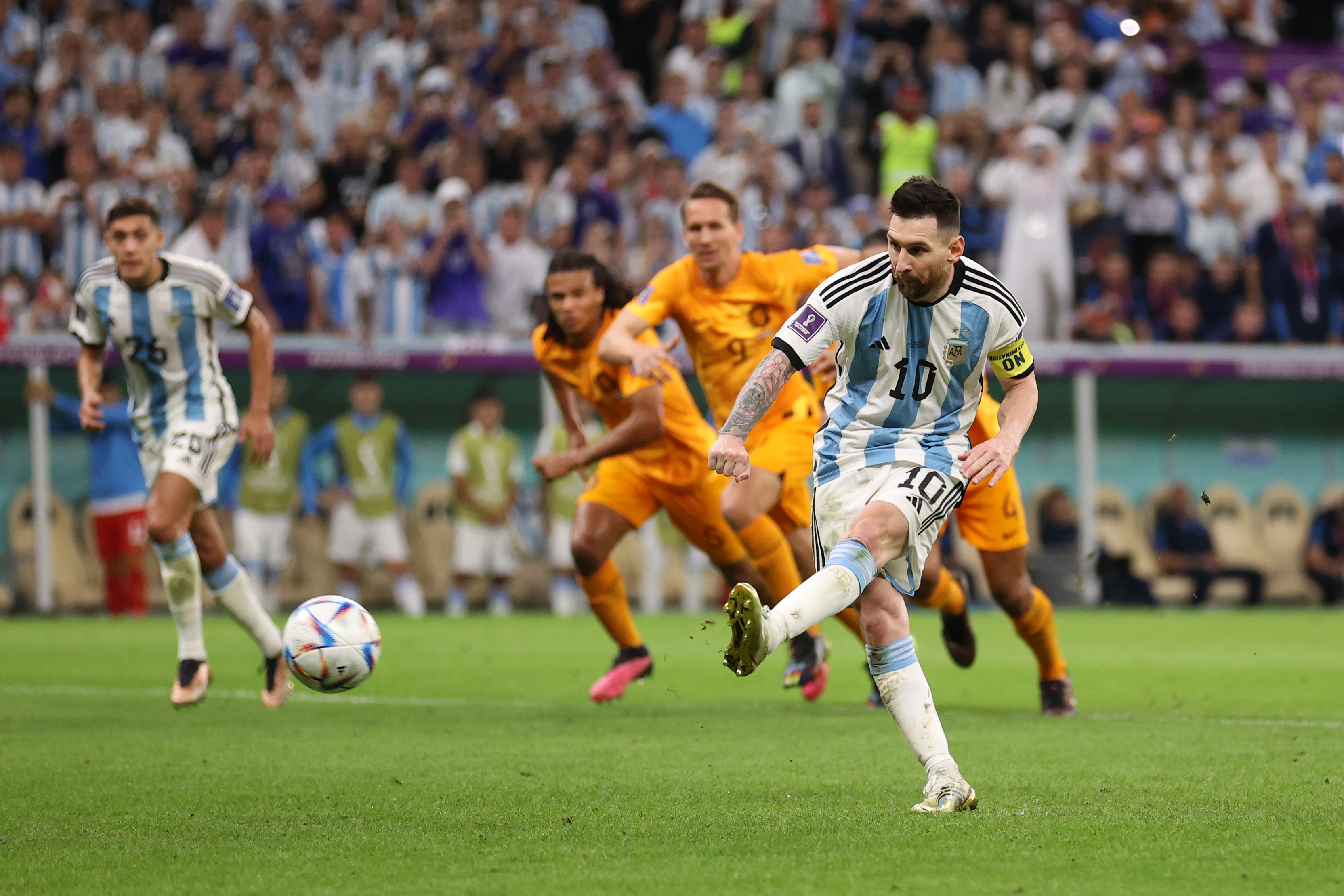 Messi WC Record, Lionel Messi EQUALS Gabriel Batistuta, FIFA World Cup 2022, FIFA WC Goals, Netherlands vs Argentina, Lionel Messi WC Goals, Pele